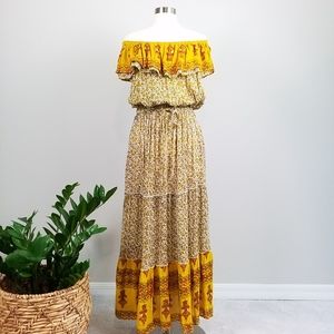 NWT Chelsea Taylor | Yellow Summer Maxi Dress XL